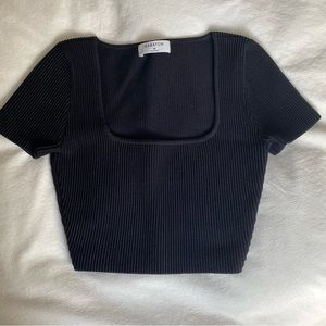 Aritzia Sculpt Knit Squareneck Top